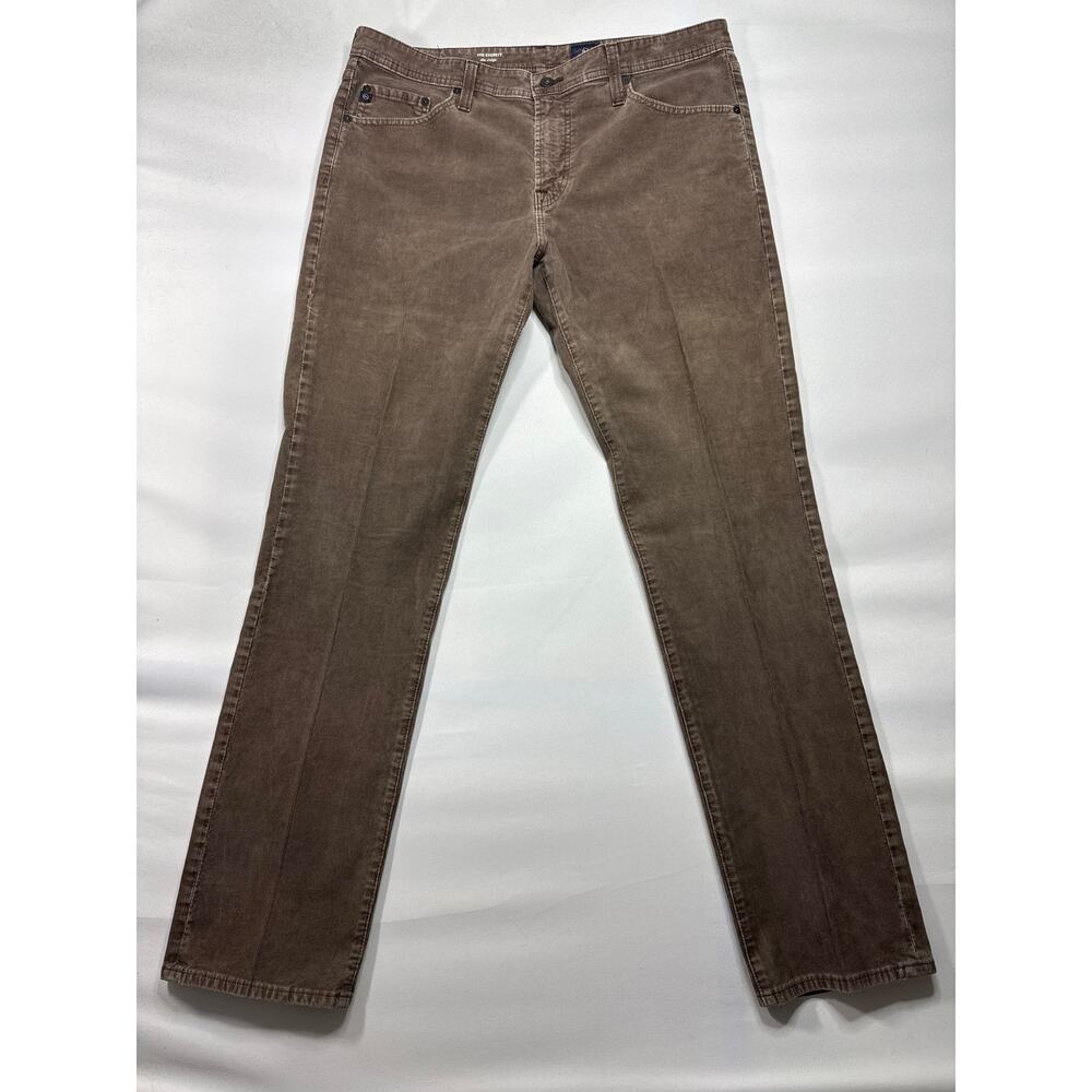 Ag Adriano Goldschmied Men’s Brown Corduroy Pants